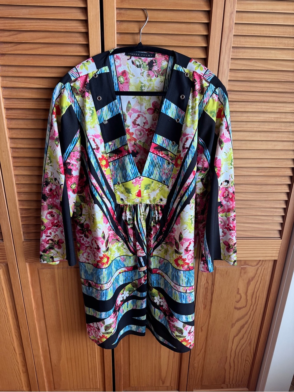 Ivanka Trump Floral Multicolor Women’s Tunic Dress or Coverup